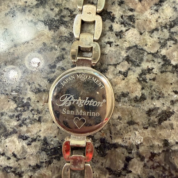 Brighton Heart Bracelet Watch Silver Tone Crystal Accent Women’s main image 5